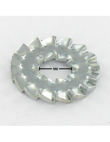 1 x Rondelle éventail Double denture DD M6...