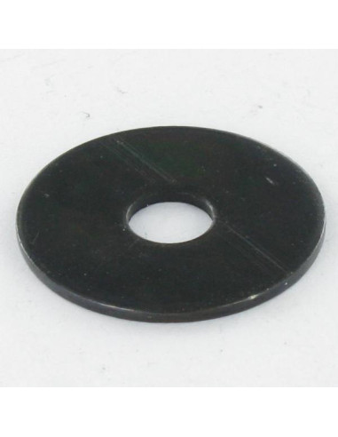 1 x Rondelle Plate M6X24X1.2 LL Acier zingué noir