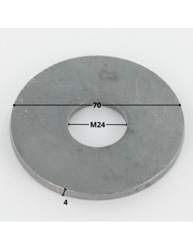 1 x Rondelle Plate M24X70X4 LL Forte tenue à la...