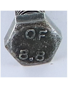 Vis métaux Tête hexagonale TH M6X60 Classe 8.8 Acier... 2
