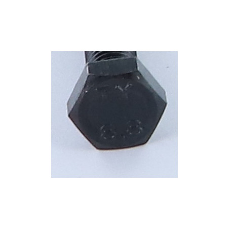 1 x Vis métaux Tête hexagonale TH M8X80 Classe 8.8 Acier brut