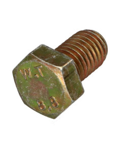Vis métaux Tête hexagonale TH M12X25 Classe 8.8 Bichromaté