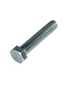 Vis métaux Tête hexagonale TH M12X75 Classe 8.8 Acier zingué