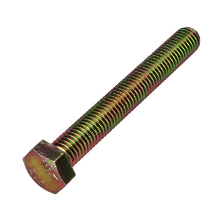 1 x Vis métaux Tête hexagonale TH M12X90 Classe 8.8 Bichromaté