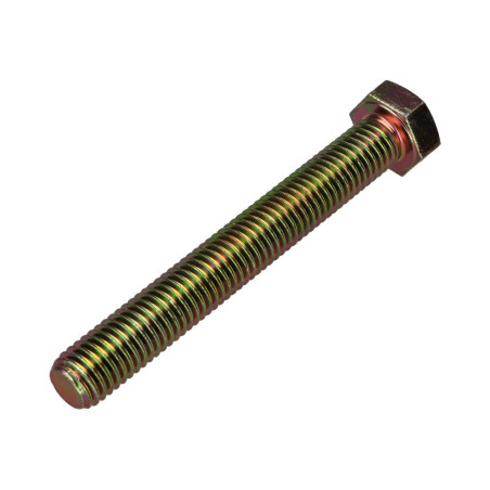 1 x Vis métaux Tête hexagonale TH M12X90 Classe 8.8 Bichromaté