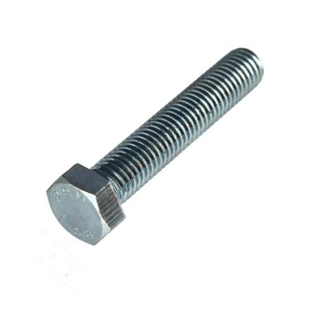 1 x Vis métaux Tête hexagonale TH M14X80 Classe 8.8 Acier zingué