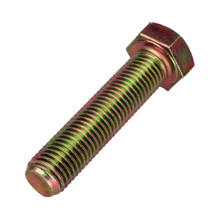 1 x Vis métaux Tête hexagonale TH M16X80 Classe 8.8 Bichromaté