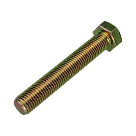 1 x Vis métaux Tête hexagonale TH M16X100 Classe 8.8 Bichromaté