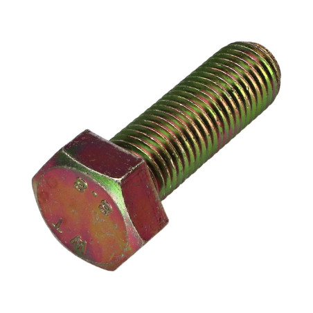 1 x Vis métaux Tête hexagonale TH M18X45 Classe 8.8 Bichromaté