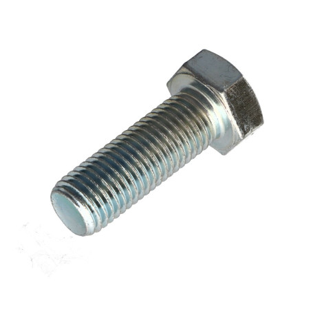 1 x Vis métaux Tête hexagonale TH M18X55 Classe 8.8 Acier zingué