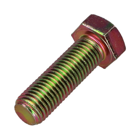 1 x Vis métaux Tête hexagonale TH M20X60 Classe 8.8 Bichromaté