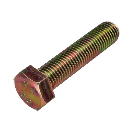 1 x Vis métaux Tête hexagonale TH M20X70 Classe 8.8 Bichromaté
