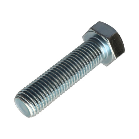 1 x Vis métaux Tête hexagonale TH M24X90 Classe 8.8 Acier zingué
