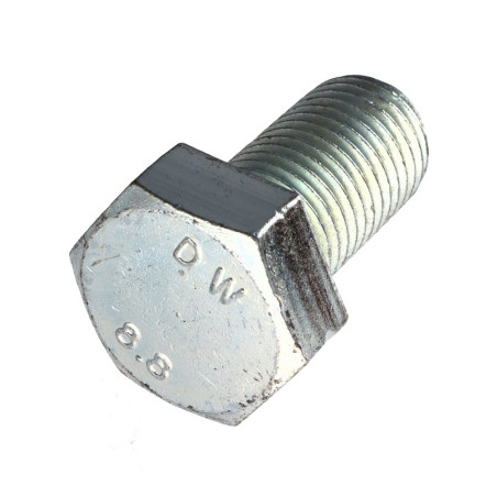 1 x Vis métaux Tête hexagonale TH M27X60 Classe 8.8 Acier zingué