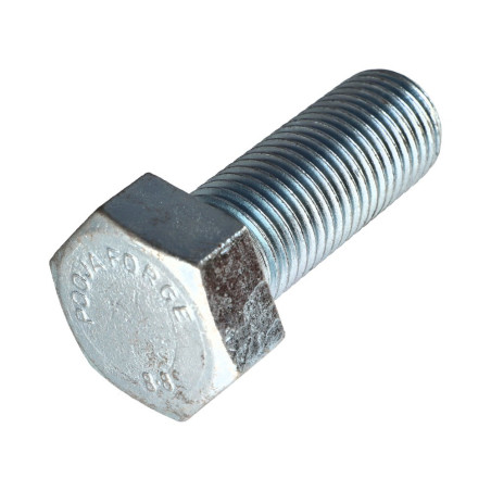 1 x Vis métaux Tête hexagonale TH M27X70 Classe 8.8 Acier zingué