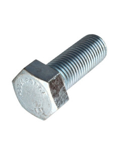 Vis métaux Tête hexagonale TH M30X70 Classe 8.8 Acier zingué