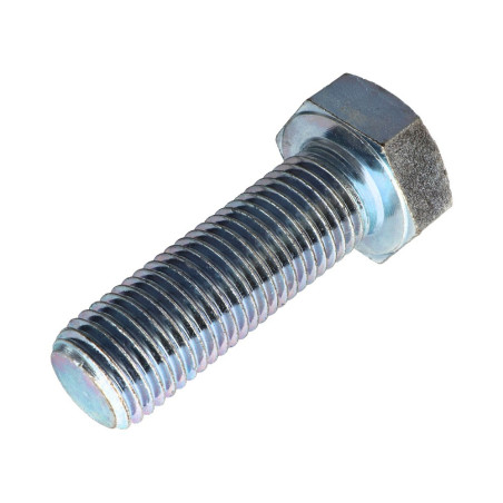 1 x Vis métaux Tête hexagonale TH M30X90 Classe 8.8 Acier zingué