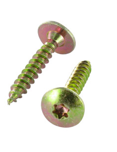 Vis Penture 6X20 Filetage total TORX T30 Bichromaté