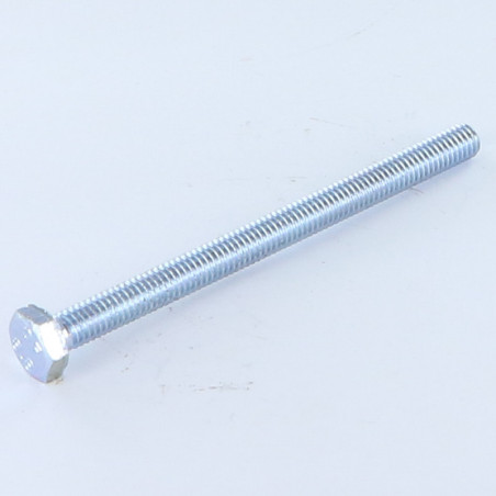 1 x Vis métaux Tête hexagonale TH M8X90 Classe 8.8 Acier zingué