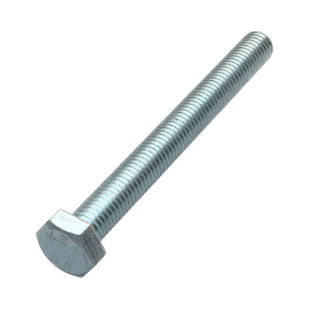 1 x Vis métaux Tête hexagonale TH M12X100 Classe 8.8 Acier zingué