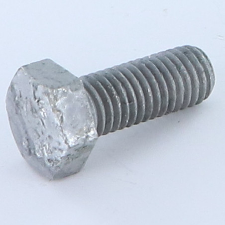 1 x Vis métaux Tête hexagonale TH M12X30 Classe 8.8 Forte tenue à la corrosion Acier galvanisé à chaud ISOFIT