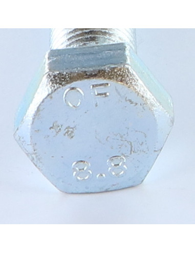1 x Vis métaux Tête hexagonale TH M20X90 Classe...