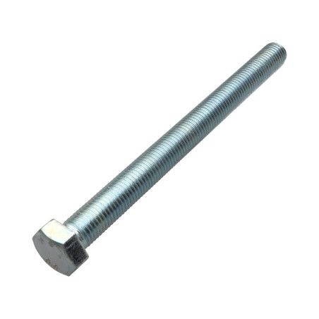 1 x Vis métaux Tête hexagonale TH M16X180 Classe 8.8 Acier zingué