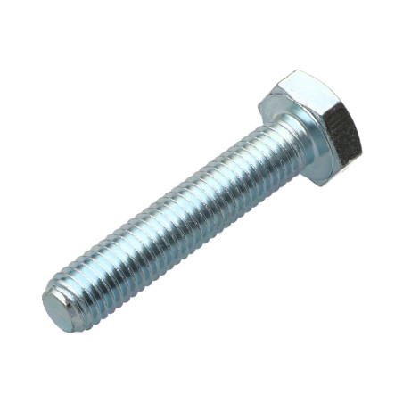 1 x Vis métaux Tête hexagonale TH M10X45 Classe 8.8 Acier zingué