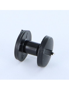 Vis relieur M6X90 Diamètre Tube 8 nylon blanc 2 pièces... 2