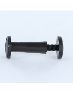 Vis relieur M4X40 Diamètre Tube 5 nylon noir 2 pièces...