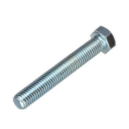 1 x Vis métaux Tête hexagonale TH Pas Gauche M10X80 Classe 10.9 acier geomet