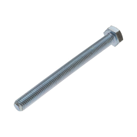 1 x Vis métaux Tête hexagonale TH M12X100 Classe 10.9 Acier zingué