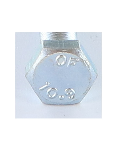 1 x Vis métaux Tête hexagonale TH M8X20 Classe...