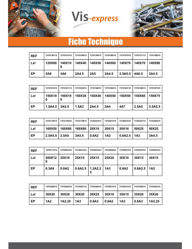 1 x Bouchon rectangle pour tube 120X40...