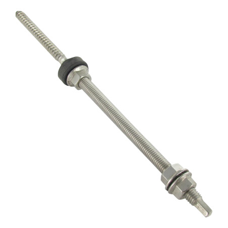 1 x Vis panneau solaire SW7 10X200 Inox A2
