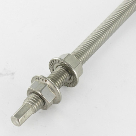 1 x Vis panneau solaire SW7 10X250 Inox A2