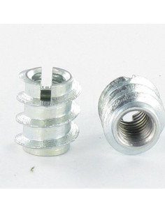 Insert Fendue Acier zingué M8 15X13