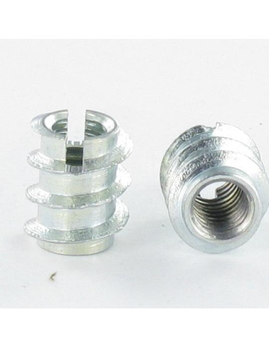 1 x Insert Fendue M6 13X15 Acier zingué