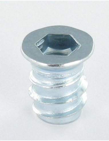 1 x Ecrou Clé de 6 HC6 M6 12X13 Acier zingué