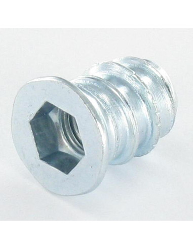 1 x Ecrou Clé de 6 HC6 M6 12X13 Acier zingué
