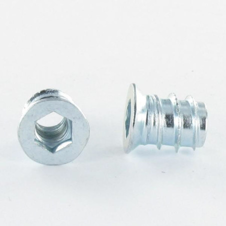 1 x Ecrou Clé de 6 HC6 M6 12X24 Acier zingué
