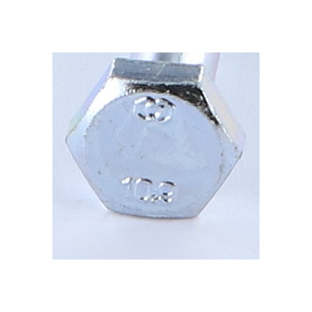 1 x Corps de boulon filetage partiel Tête hexagonale TH M24X90 Classe 10.9 Acier zingué