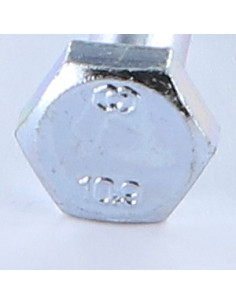Corps de boulon filetage partiel Tête hexagonale TH M8X80... 2