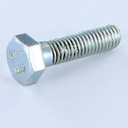 1 x Corps de boulon filetage partiel Tête hexagonale TH M8X45 Classe 10.9 Acier zingué