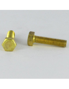 Vis métaux Laiton Tête hexagonale TH M4X16