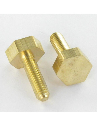 1 x Vis métaux Laiton Tête hexagonale TH...