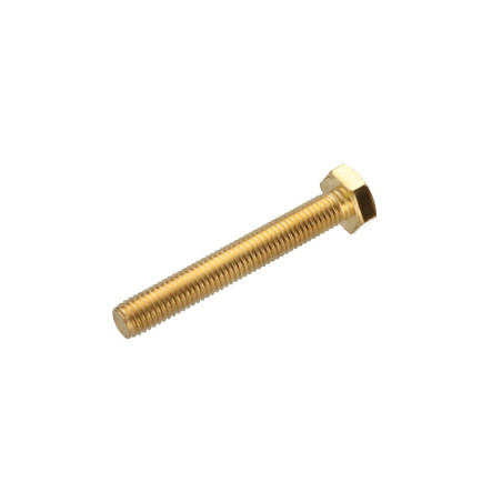 1 x Vis métaux Laiton Tête hexagonale TH M10X70