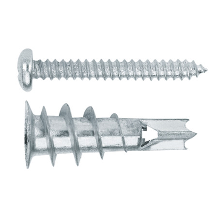 1 x Cheville METAL Vis autoperceuse Zamak 12X32 Avec Vis