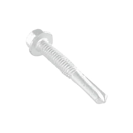 1 x Vis autoperceuse Bimétal Tête hexagonale TH Embase collerette 5.5X50 Bimétal Acier / Inox A2