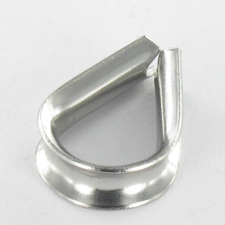 1 x Cosse coeur Inox A4 Diamètre 20